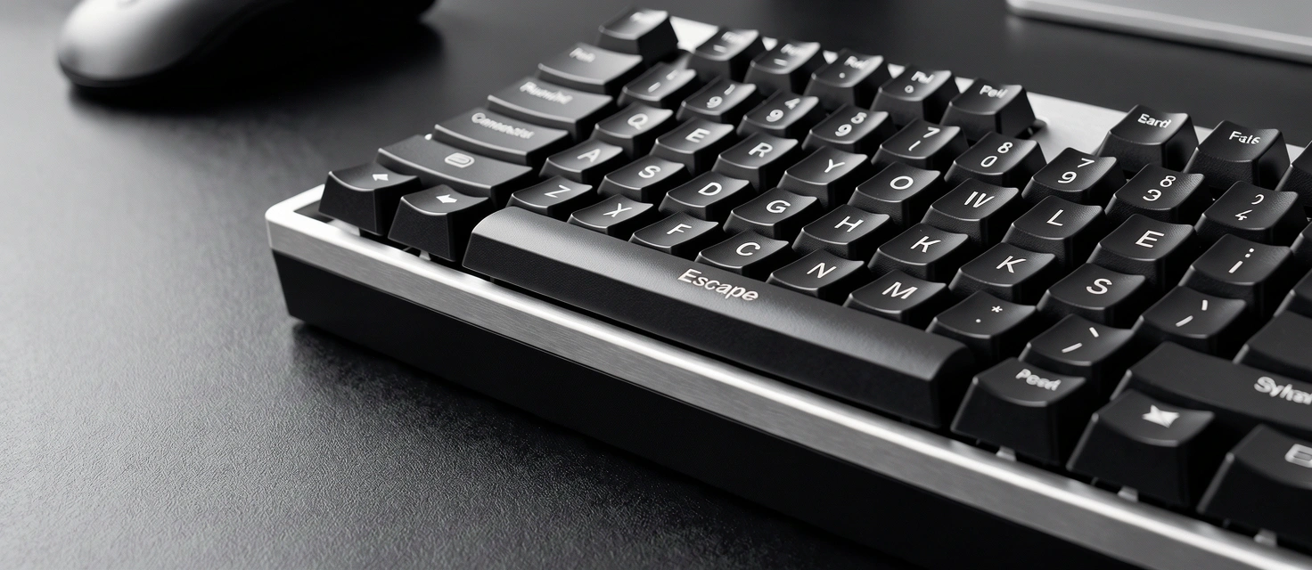 Meja kerja profesional di VeloraCore Lab